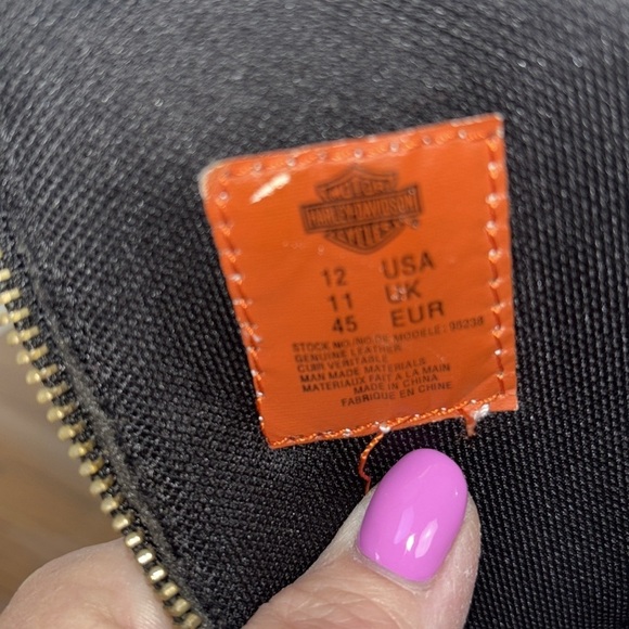 Harley Davidson Wolverine Radcliffe engineer black boots. Size 12. EUC. - Picture 6 of 6